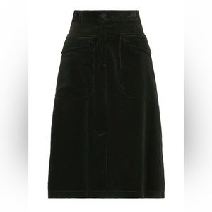 Aspesi - Corduroy knee length skirt